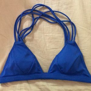Royal blue bikini top